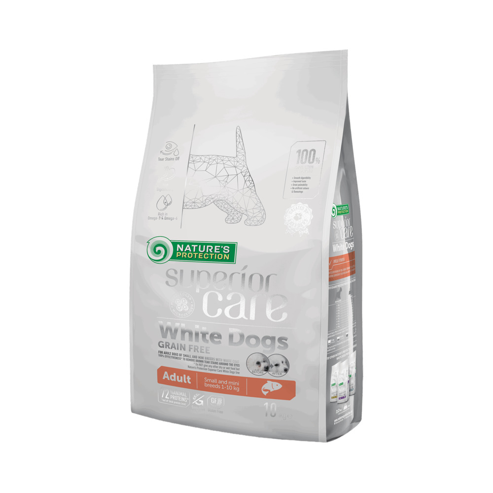 Nature's Protection Supreme Care White Dog AD GF Losos za male pasmine 10kg