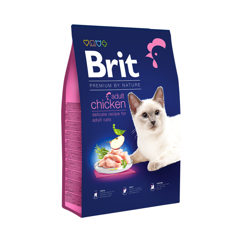 Brit Premium by Nature piletina za odrasle mačke 1,5 kg