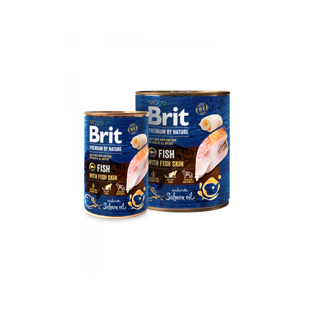 Brit Premium by Nature riba i riblja koža 800 g