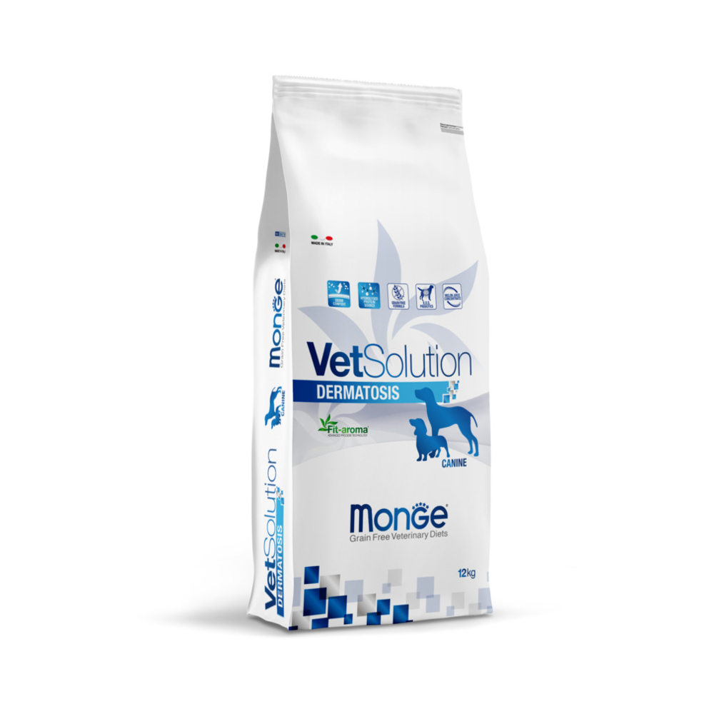MONGE dog VETSOLUTION DERMATOSIS 12 kg