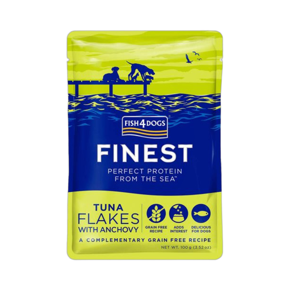 Fish4Dogs Flakes tuna s inćunima 100g