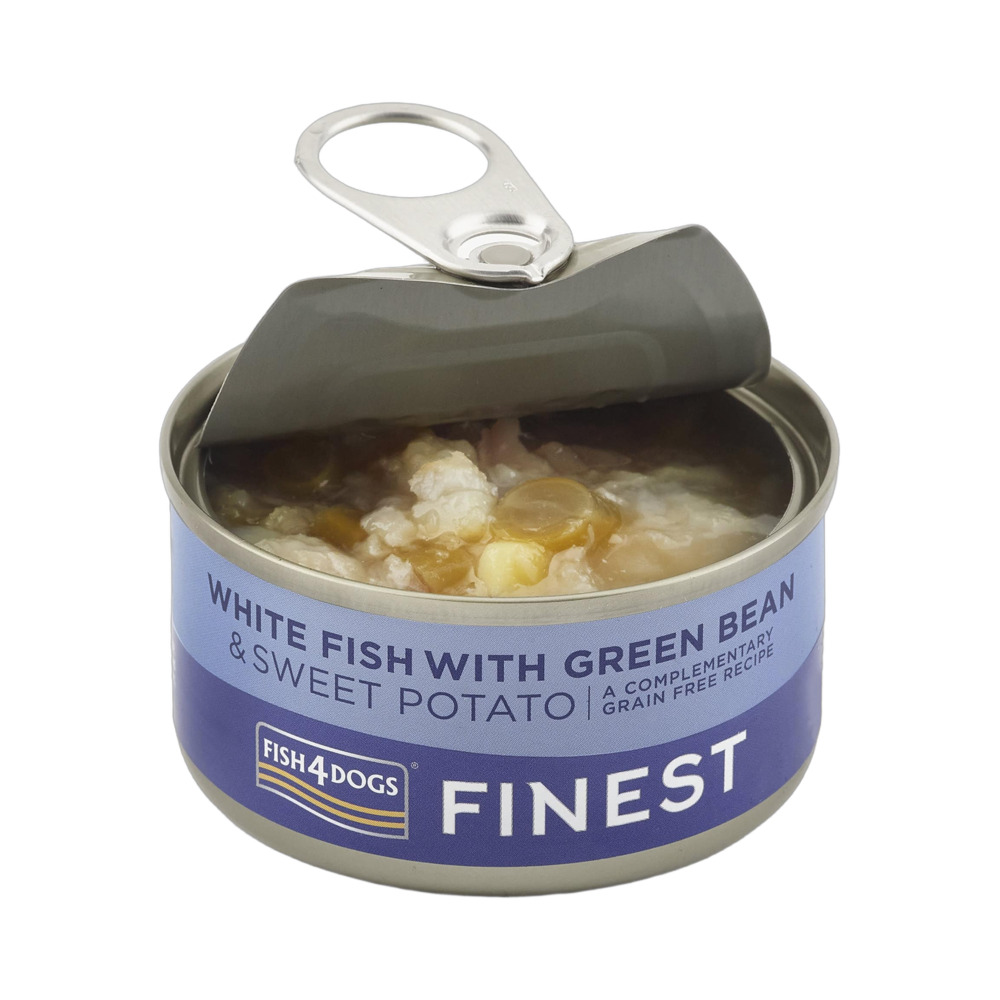 Fish4Dogs Bijela riba, batat i mahune 85g