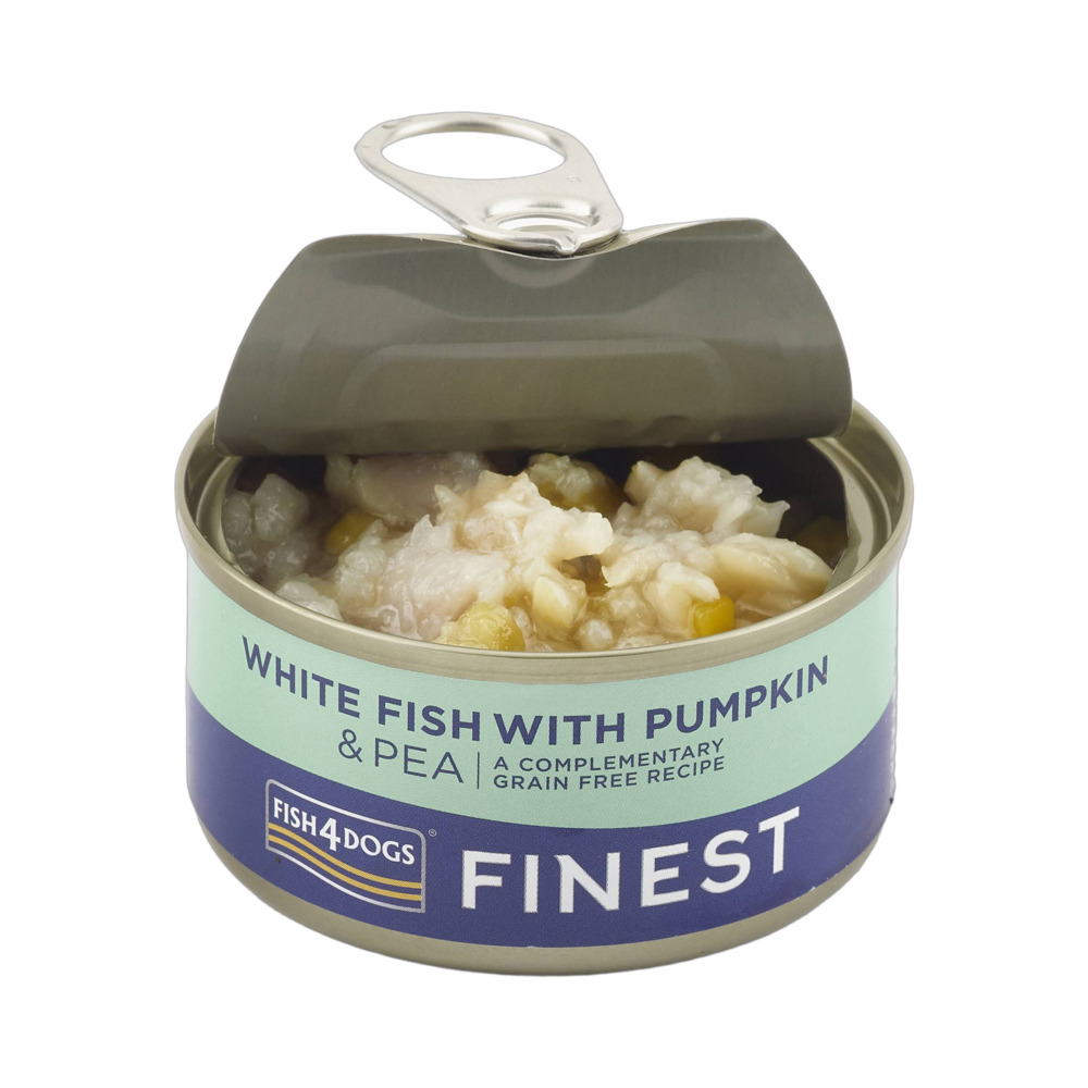 Fish4Dogs Bijela riba, bundeva i grašak 85g