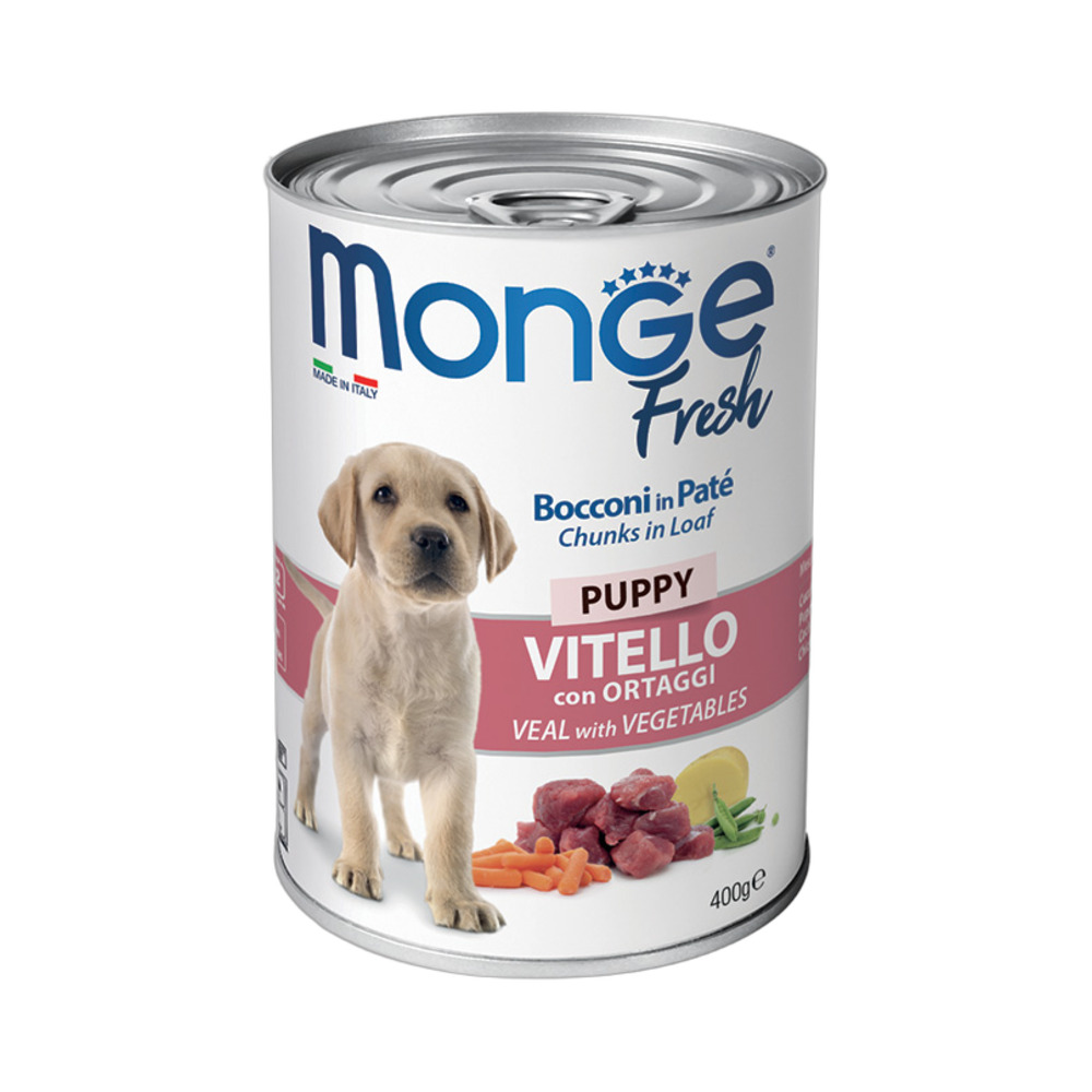 Monge Dog Fresh PUPPY teletina i povrće 400g