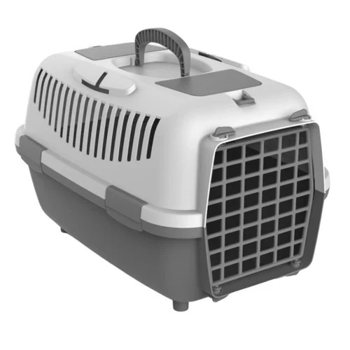 Petmax Nomade LOCK 3 transporter sivi 60x40x38