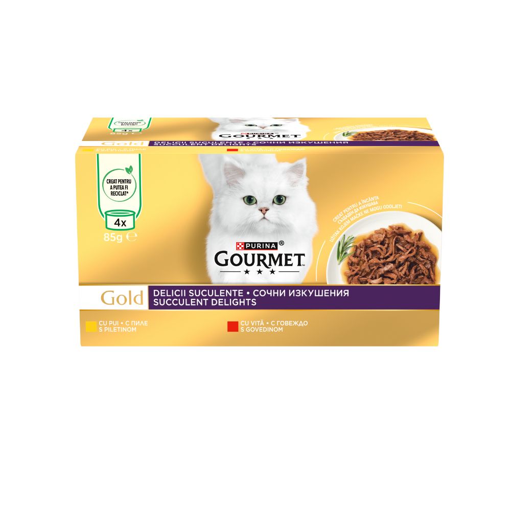 Gourmet Gold Succulent delights MP meso  4x85 g