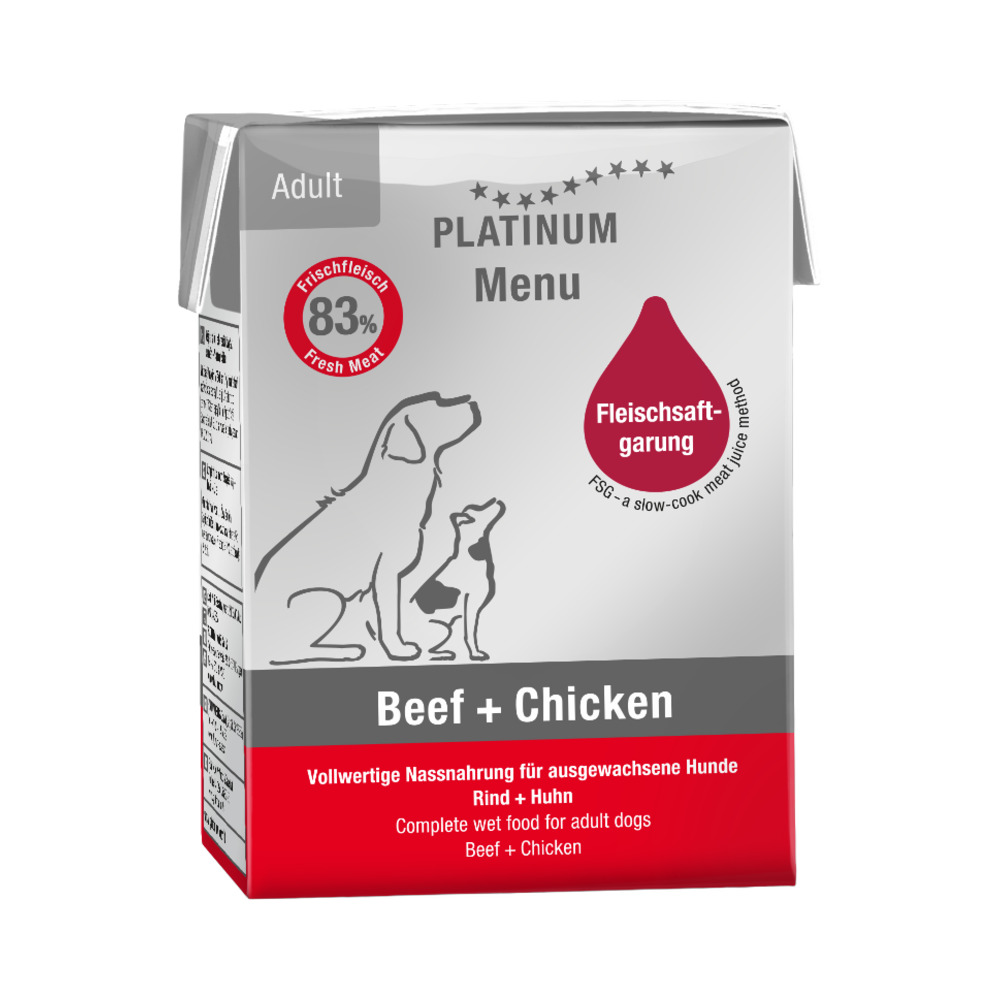 PLATINUM Menu Govedina+Piletina 185g
