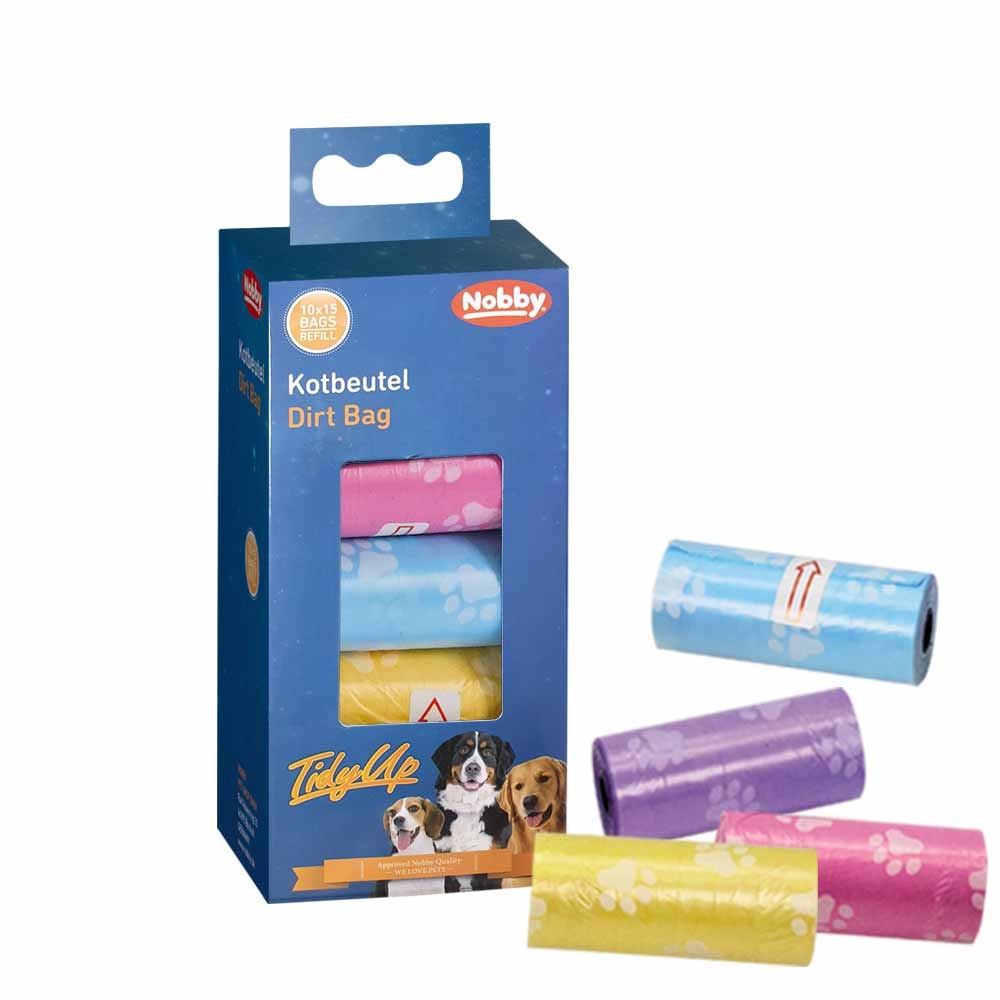 Nobby Vrećice za izmet pastelna 10x15kom