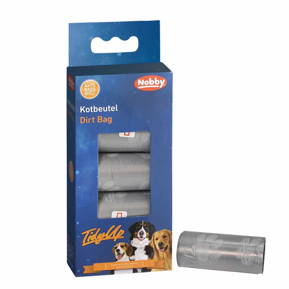 Nobby Vrećice za izmet siva 4x15kom