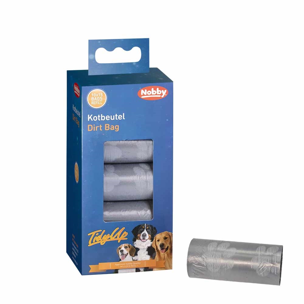 Nobby Vrećice za izmet siva 10x15kom