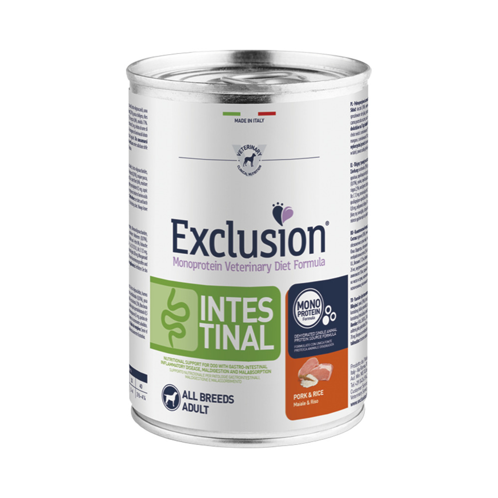 EXCLUSION AD Intestinal svinjetina i riža 400g