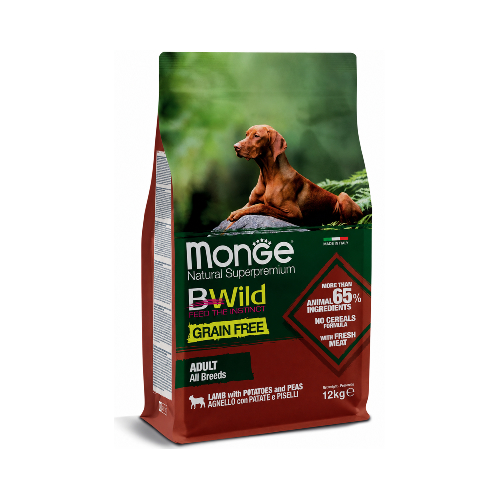 MONGE BW Grain Free Janjetina 12 kg