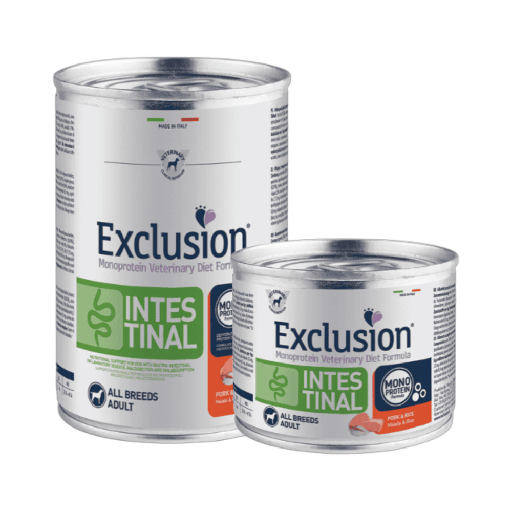 EXCLUSION DOG Intestinal svinjetina&riža adult 200g