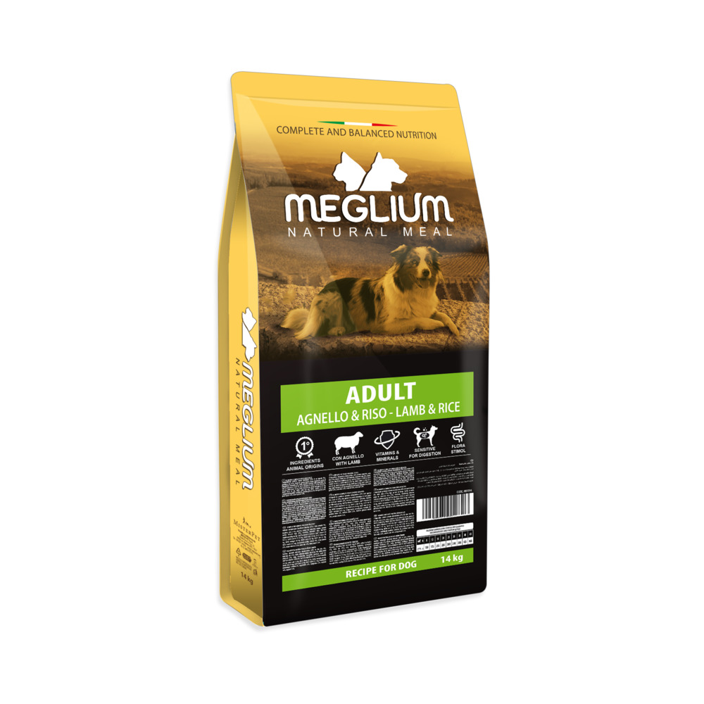 Meglium Dog Adult janjetina i riža 14 kg