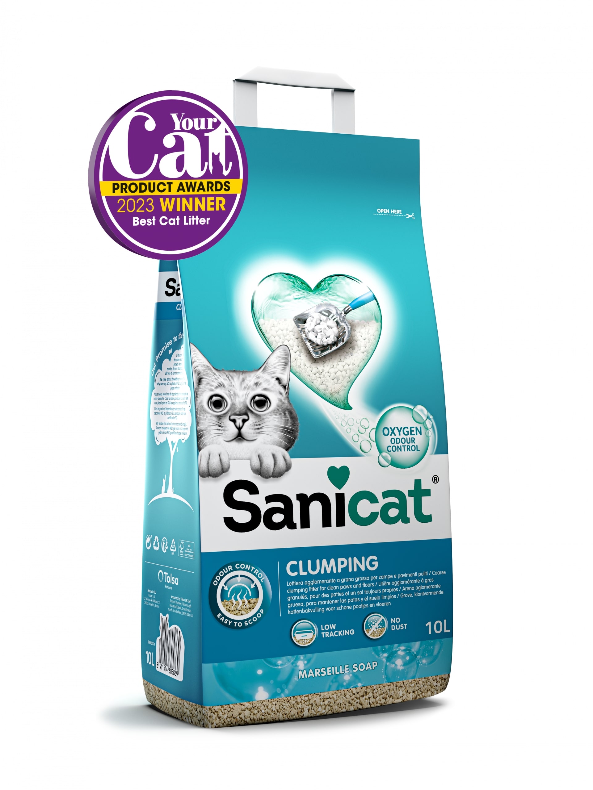 Sanicat Clumping Marsella soap 10 L