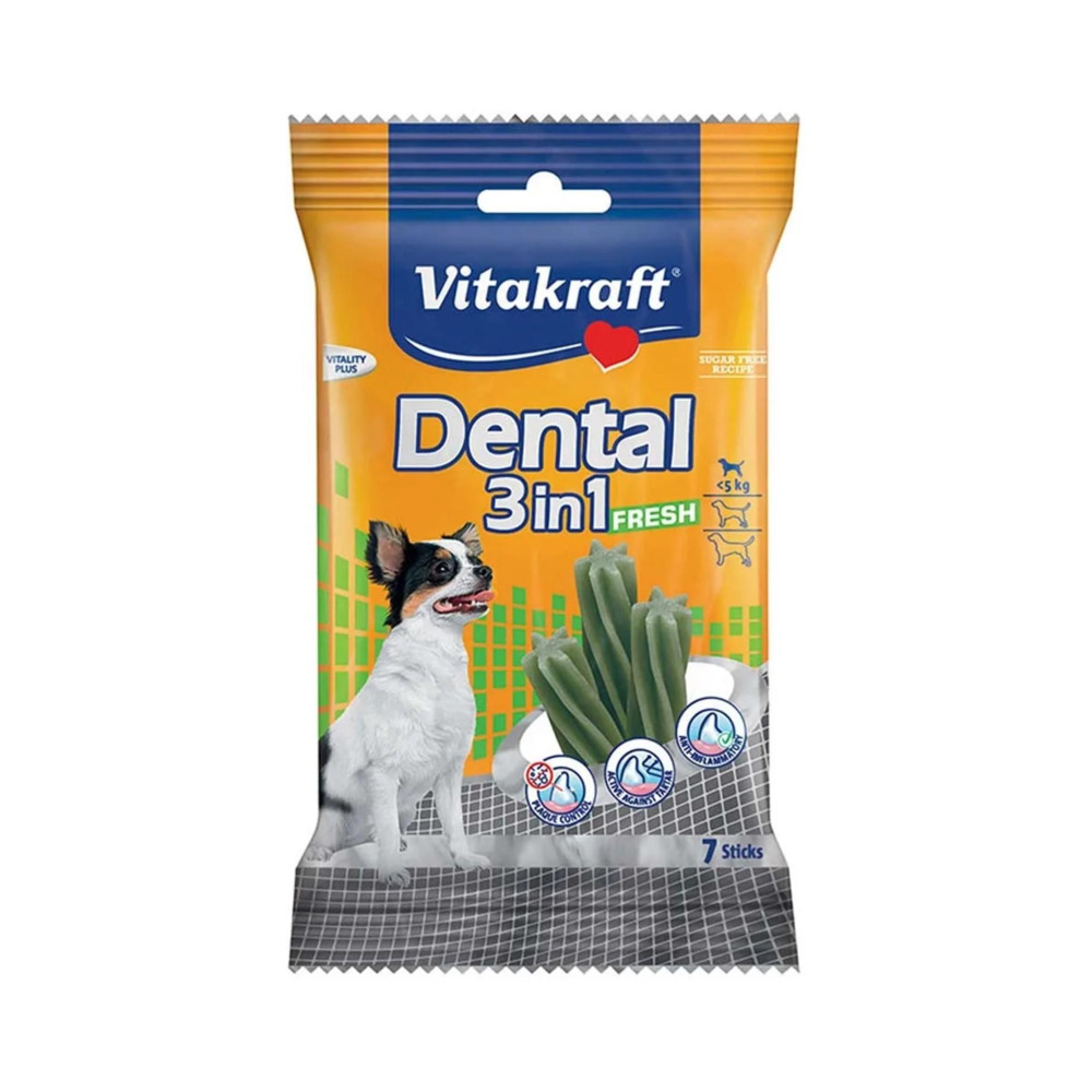 VITAKRAFT Poslastica Dental 3u1 FRESH XS 70g