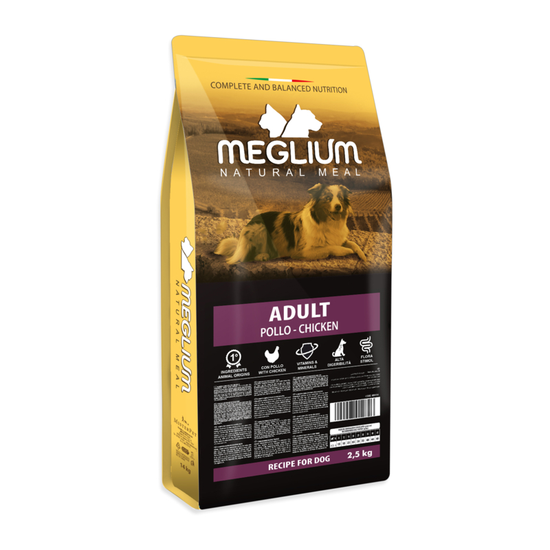 Meglium Dog Adult piletina 2,5 kg