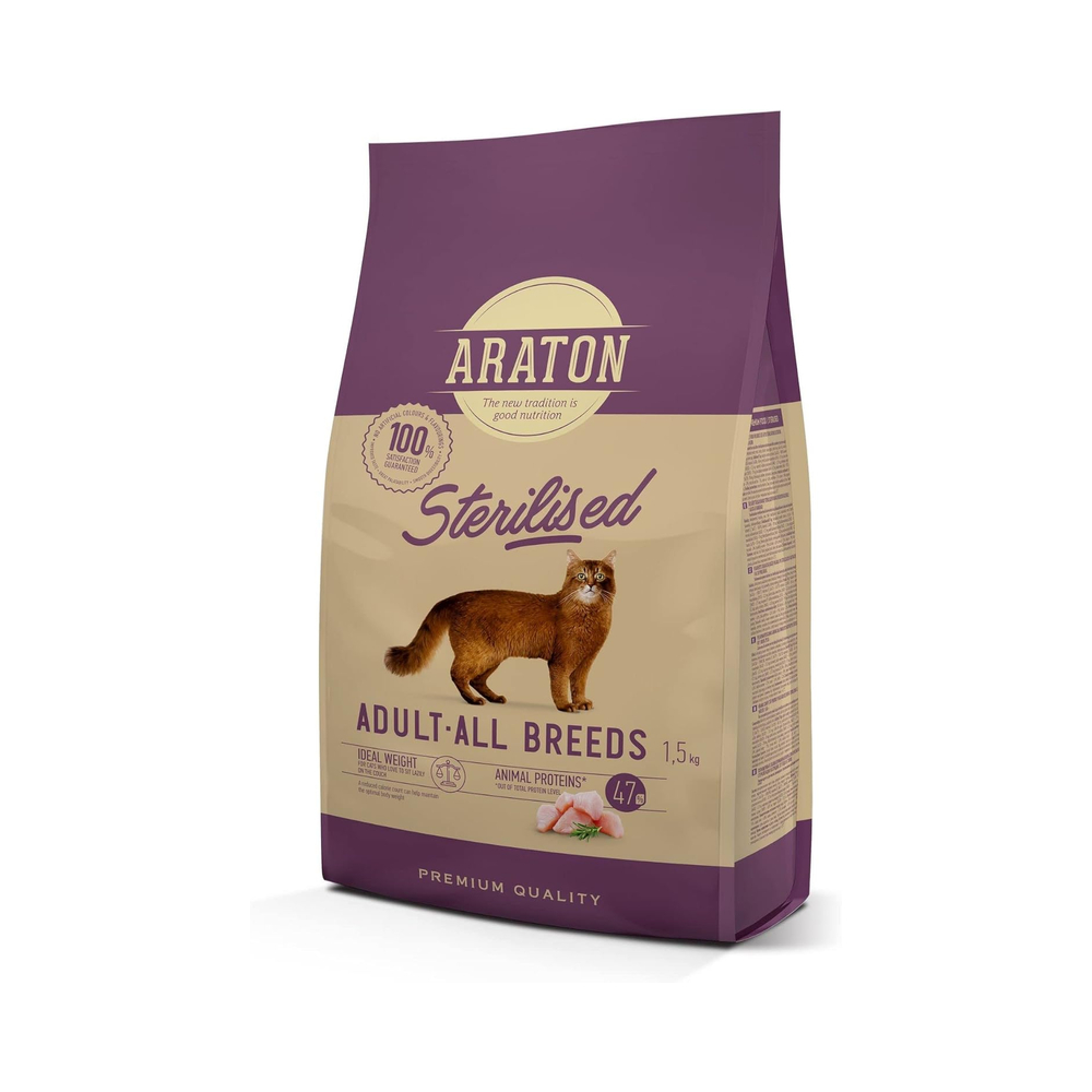 ARATON Cat Adult Sterilised perad 1,5kg