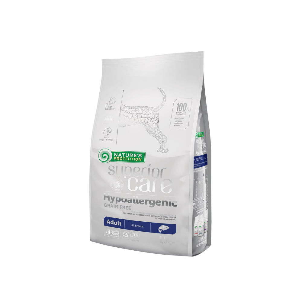 NP SC GF Hypoallergenic Losos all breed 1,5kg