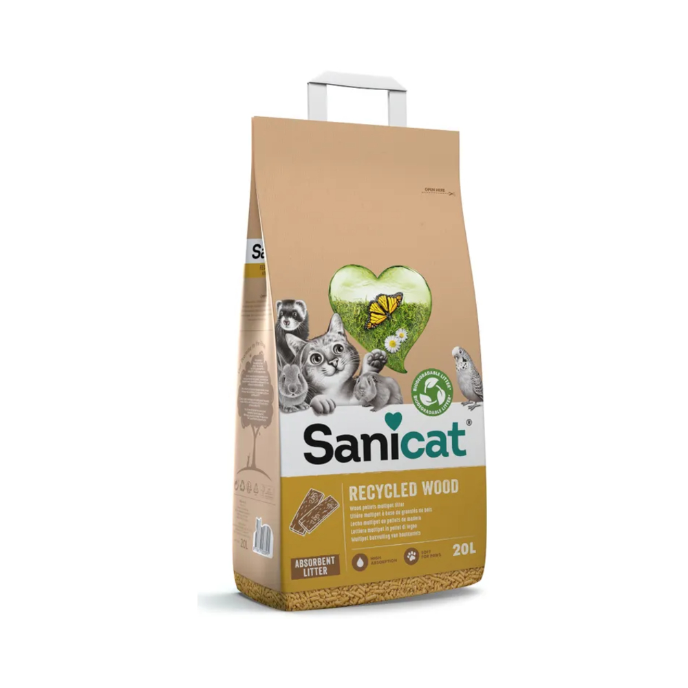 SANICAT Reciklirani drveni peleti 20 L