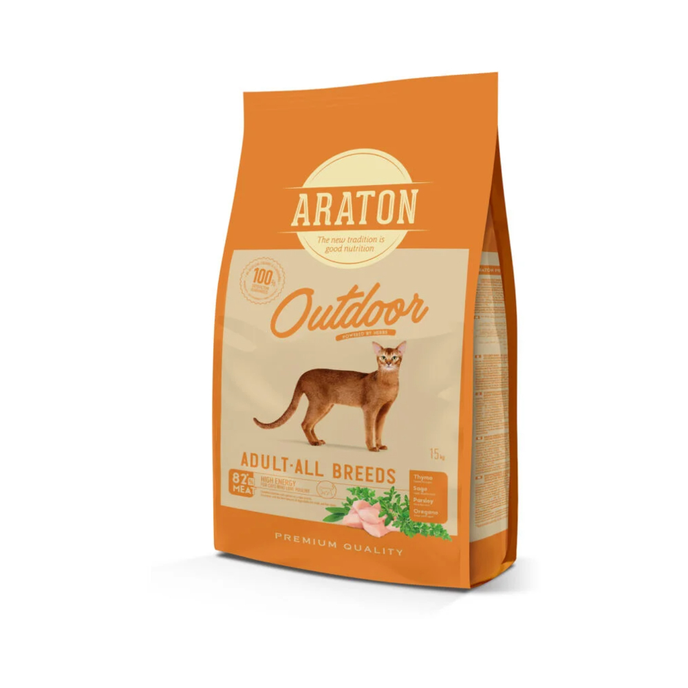 ARATON Cat Adult Outdoor 1,5 kg