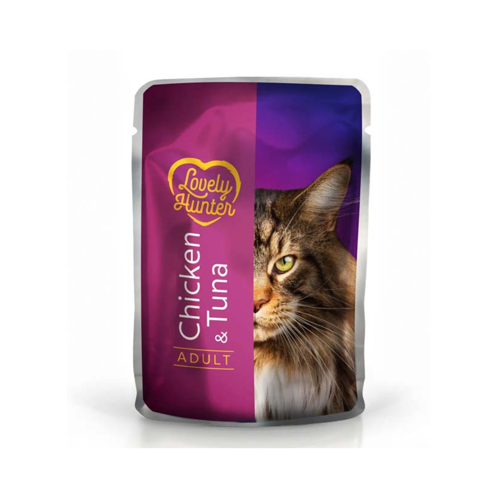LOVELY HUNTER Adult tuna&piletina 85g