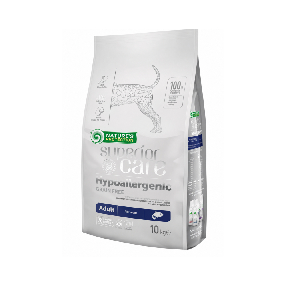 Nature's Protection GF Hypoallergenic Losos all breed 10 kg