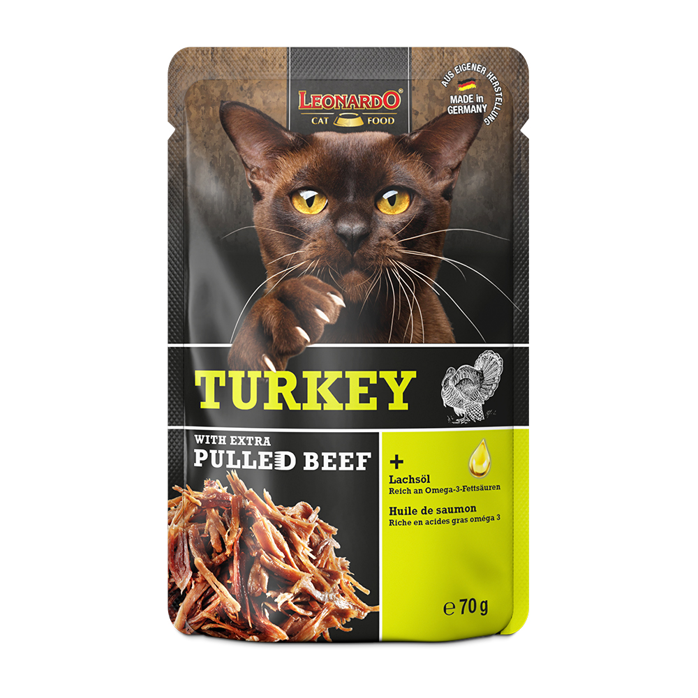 LEONARDO Puretina + trgana govedina 70g