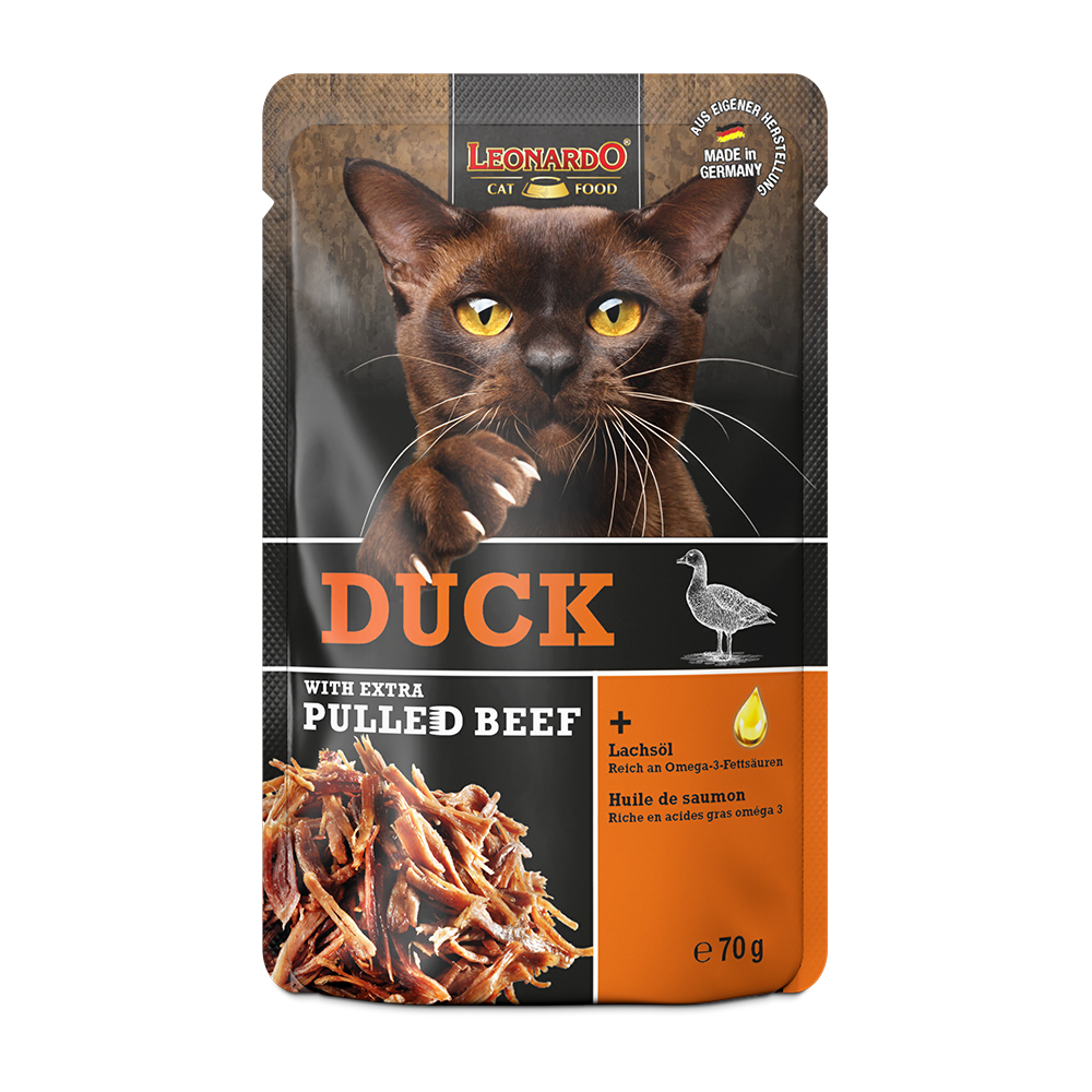 LEONARDO Patka + trgana govedina 70g