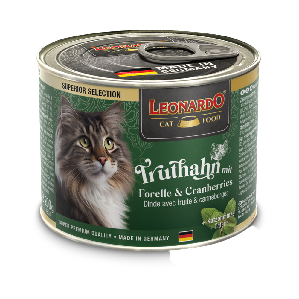 LEONARDO Superior Puretina, pastrva i brusnice 200g