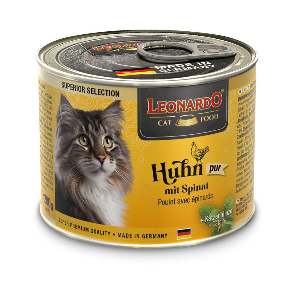 LEONARDO Superior Piletina i špinat 200g