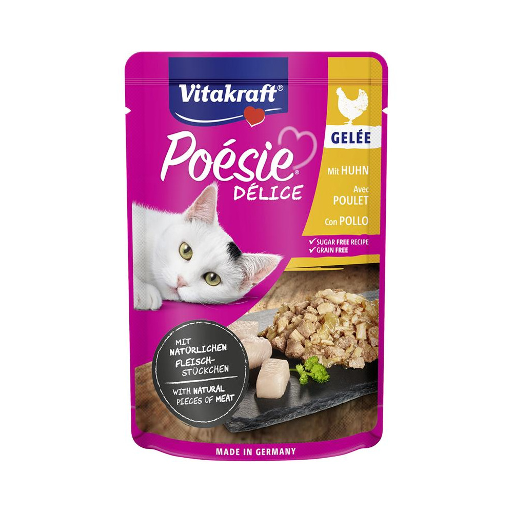 VITAKRAFT Poesie Delice žele piletina 85g