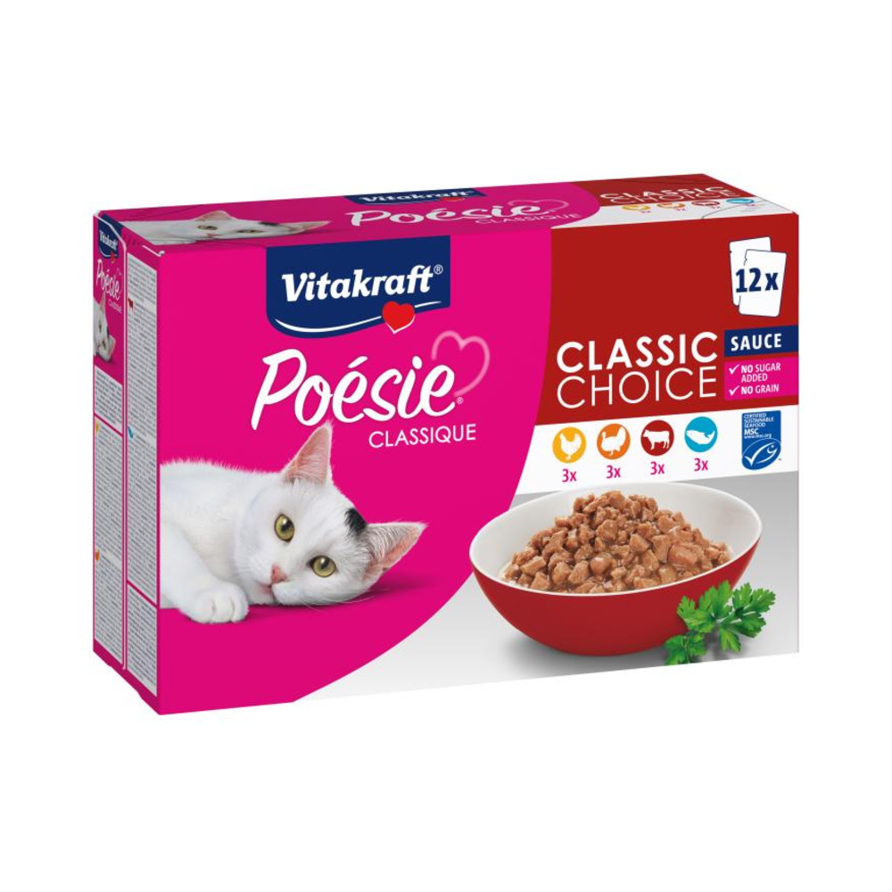 VITAKRAFT Poesie Classic Choice 12x85g