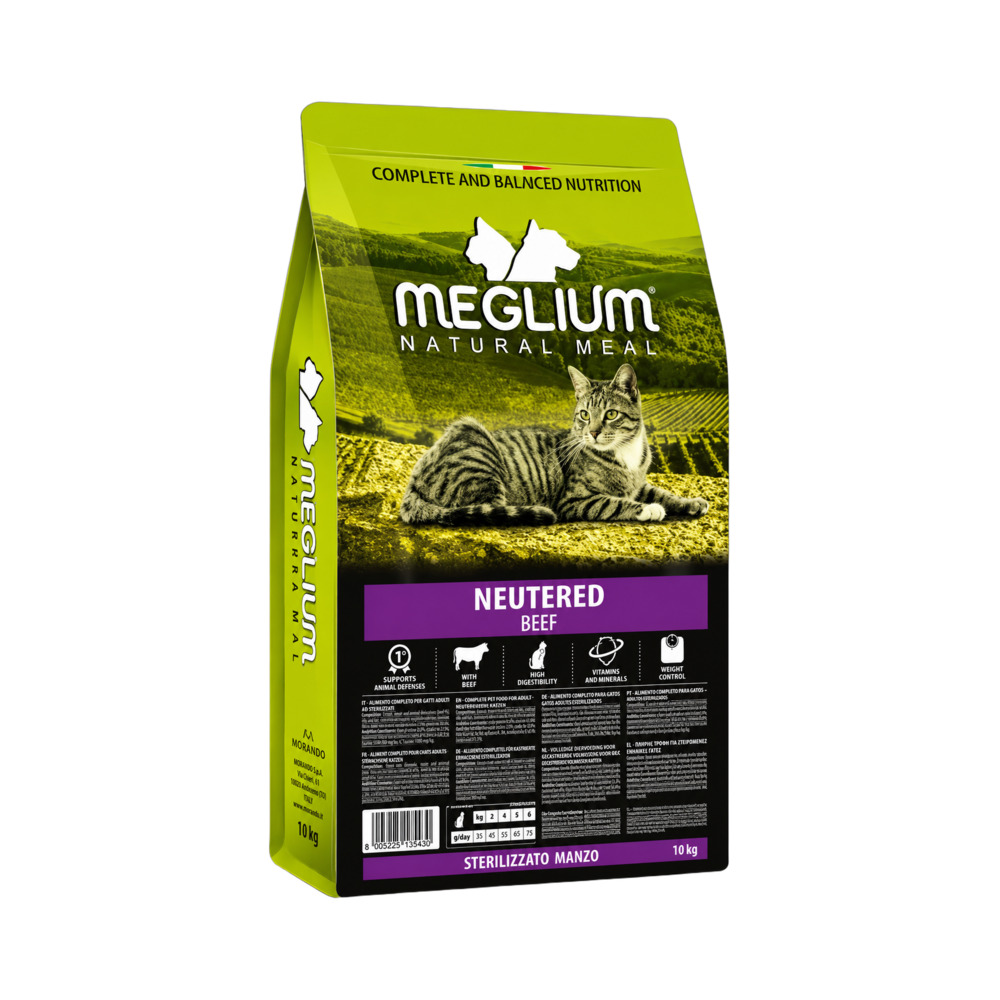 MEGLIUM CAT STERILSED govedina 10kg