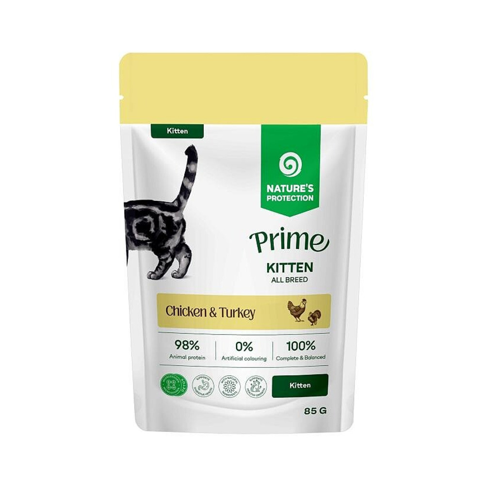 Nature's Protection PRIME Kitten GF piletina i puretina 85g