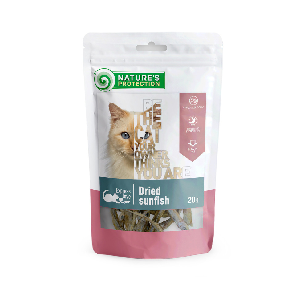 Nature's Protection Cat Poslastica sušene ribice 20g
